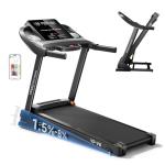 Treadmills for Home with Incline, Auto Foldable Running Treadmills, 8.0 MPH Walking Pad Treadmill with Bluetooth, 300 lbs Weight Capacity Quiet