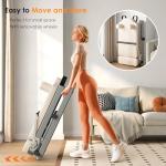 SogesPower Pilates Reformer Machine for Home Gym Workout, Foldable Pilates Equipment with High Strength Elastic Cords&Springs, Up to 400lbs Weight Capacity,Beige 79"