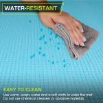 ProsourceFit Original Yoga Exercise Mat ¼” (6mm) Thick for Comfort and Stability with Carrying Straps, Non Slip –Multiple Colors