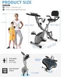 Foldable Indoor Exercise Bike for Seniors