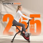 3-in-1 Foldable Exercise Bike with Adjustable Resistance
