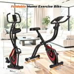 3-in-1 Foldable Exercise Bike with Adjustable Resistance