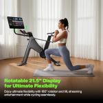 Speediance VeloNix Exercise Bike, Smart AI Fitness Bike with Personalized Fitness Courses & Online Cycling Coaching, 21.5" Screen, Solid Design, Low-Noise Cycling Bike, Stationary Bikes for Indoor Gym