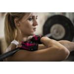 Harbinger Women's Pro Gloves with Vented Cushioned Leather Palm for Weightlifting, Training, Fitness, and Gym Workouts Medium