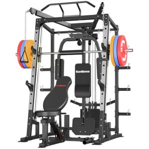 SunHome Smith Machine & Power Cage for Home Gym