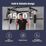 MAJOR FITNESS Power Cage Drone1 Premium- Multi-Function Power Rack for Home Gym, Squat Rack with Pull-up Bar, Cable Crossover System, J-Hooks, for Strength Training, Heavy-Duty Steel Construction