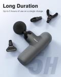Portable Deep Tissue Mini Massage Gun with 6 Heads
