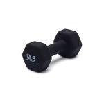 Amazon Basics Neoprene Dumbbell Hand Weights, 12 Pounds, Pair, Black