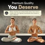 Gorilla Mats Premium Large Yoga Mat – 6' x 4' x 8mm Extra Thick & Ultra Comfortable, Non-Slip Barefoot Exercise Mat – Works Great on Any Floor for Stretching, Cardio or Home Workouts