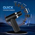 Beyn Hot and Cold Fascia Gun - Detachable Extended Handle Massage Gun,Deep Tissue Massage Gun, Used for Relieving Pain in The Back/Muscles of The Neck/Body, with 6 Massage Heads, LCD Display.