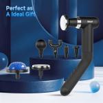 Beyn Hot and Cold Fascia Gun - Detachable Extended Handle Massage Gun,Deep Tissue Massage Gun, Used for Relieving Pain in The Back/Muscles of The Neck/Body, with 6 Massage Heads, LCD Display.