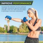 ProsourceFit Weighted Gloves, Pair of Heavy Duty 2 lb. Neoprene for Sculpting and Aerobics