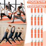 Amylove 12 Pieces Yoga Mats Bulk 68x24x0.12 Inch Exercise Non Slip Fitness Workout Mats for Women Men Home Workout Gym Yoga(Orange)