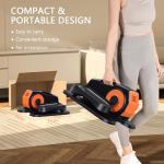 Under Desk Elliptical Machine, Electric Elliptical Leg Exerciser for Seniors with 12 Ad justable, Quiet Portable Elliptical Machine, Seated Pedal Exerciser with Remote Control