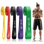 Pull Up Assistance Bands, 5-Level Resistance Bands for Working Out, Pull Up Bands for Men & Women, Exercise Bands for Full-Body Training, Fitness, Physical Therapy, Stretch Workout Bands at Home, Gym