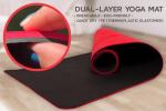 MANTRA 6mm Non-Slip Yoga Mat, 72 x 24 Inch Dual-Layer TPE Exercise Mat for Yoga, Pilates & Home Workouts, Red