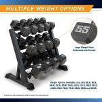 Marcy 40lb Cast Iron Hex Dumbbell, Single, IV-2040, Black, 40lbs