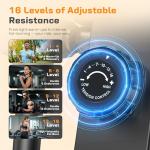 OWLSKY Elliptical Exercise Machine, Elliptical Machine for Home with Hyper-Quiet Magnetic Driving System, 16 Resistance Levels,300LBS