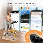 Exercise Bikes for Home,Indoor Cycling Bike with Adjustable Friction,Brake Pad Resistance Silent Belt Drive,330lbs Weight Capacity &Upgraded Version Seat for Home Cardio&Weight Loss(Classical Exercise Bikes Plus)