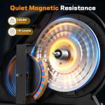 OWLSKY Elliptical Exercise Machine, Elliptical Machine for Home with Hyper-Quiet Magnetic Driving System, 16 Resistance Levels,300LBS