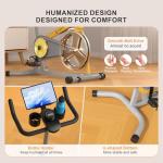 Exercise Bikes for Home,Indoor Cycling Bike with Adjustable Friction,Brake Pad Resistance Silent Belt Drive,330lbs Weight Capacity &Upgraded Version Seat for Home Cardio&Weight Loss(Classical Exercise Bikes Plus)