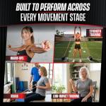 4KOR Fitness 41” Resistance Loop Band - Pair of 2 Orange Resistance Bands (5 to 15 Pounds - 0.25 inches Wide) for Mobility, Yoga, Physical Therapy, Pull Ups, Home or Gym Workouts and More