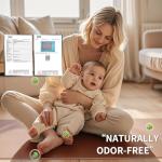 PAIDU Yoga Mat Non Slip Anti-tear,extra thick-2/5 inch（10MM）High Resiliency Professional POE Yoga Mats for Women Men Kids,72"x24"inch,Workout, Yoga, Pilates and Floor Exercise, with Carrier Strap