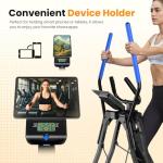 OWLSKY Air Walk Elliptical Exercise Machine for Home Gym – Full-Body Cardio Cross Trainer Glide Exercise with LCD Monitor, Device Holder, Low-Impact Workout, Full Body Fitness Equipment 400LBS