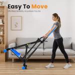 OWLSKY Air Walk Elliptical Exercise Machine for Home Gym – Full-Body Cardio Cross Trainer Glide Exercise with LCD Monitor, Device Holder, Low-Impact Workout, Full Body Fitness Equipment 400LBS