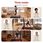 RHYTHM FUN Foldable Incline Treadmill with Remote