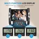 THERUN Elliptical Exercise Machine, Elliptical Machine for Home w/Whisper-Quiet Magnetic Driving System, Elliptical Training Machines w/ 15.3" Stride, 16 Resistance Levels, 8KG Flywheel (Metallic)