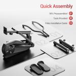 CURSOR Elliptical Exercise Machine, Elliptical Machine for Home with Hyper-Quiet Magnetic Driving System,8 Levels Resistance, Compact Elliptical with 12IN Stride & LCD Monitor, 330LBS Weight Capacity