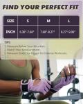 Trideer Weight Lifting Gloves for Women Men with Wrist Support, Workout Gloves Women Full Palm Protection for Gym Training, Fitness, Weightlifting & Pull Ups
