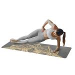 Yoga Mat with Strap - Sweat Absorbent Ultra Grippy Hot Exercise Mat Non Slip Vegan Suede Towel Combo for All Floor Fitness Workout, Bikram, Ashtanga, Vinyasa or Power Classes by RAD Sportz