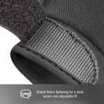 adidas Essential Adjustable Fingerless Gloves for Men and Women - Padded Weight Lifting Gloves - Adjustable Wrist Straps for Tailored, Secure Fit - White, Small