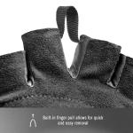 adidas Essential Adjustable Fingerless Gloves for Men and Women - Padded Weight Lifting Gloves - Adjustable Wrist Straps for Tailored, Secure Fit - White, Small