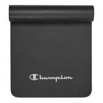 Champion 10mm Exercise Mat, Black, Cushioned Non-Slip Workout Mat with Textured Base for Yoga, Pilates, Stretching & Floor-Based Training, Lightweight NBR Material, Includes Carry-On Strap