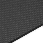 Champion 10mm Exercise Mat, Black, Cushioned Non-Slip Workout Mat with Textured Base for Yoga, Pilates, Stretching & Floor-Based Training, Lightweight NBR Material, Includes Carry-On Strap
