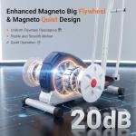 ANCHEER Elliptical Exercise Machine, Elliptical Trainer for Home Gym, Exercise Equipment 500Lbs Max Weight, Ultra-Silent Elliptical Machine, with Pulse Rate Grips, LCD & Smooth Resistance Levels