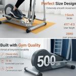 ANCHEER Elliptical Exercise Machine, Elliptical Trainer for Home Gym, Exercise Equipment 500Lbs Max Weight, Ultra-Silent Elliptical Machine, with Pulse Rate Grips, LCD & Smooth Resistance Levels