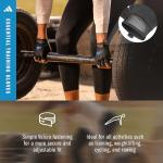 Adidas Essential Training & Weightlifting Gloves, Fingerless Workout Gloves