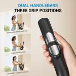 THERUN Elliptical Exercise Machine, Hyper-Quiet Magnetic Elliptical Machine for Home, 15.3IN Stride Elliptical Training Machines with 16 Resistance Levels, 17.6LBS Flywheel (Metallic)