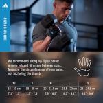 Adidas Essential Training & Weightlifting Gloves, Fingerless Workout Gloves