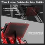 Leg Press Hack Squat Machine Combo, 45° Leg Exercise Machine ,Lower Body Special with Weight Storage for Quads, Hamstring, Glutes, Calves, Compact Home Gym Leg Day Equipment