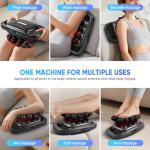 Kocuno 20-Head Massage Gun Set, Deep Tissue Massager with 3 Modes & 30 Levels, Muscle Massager Pain Relief, Percussion Massage Gun for Back/Shoulders/Legs/Waists (Black, 20-Head)