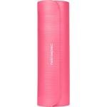Retrospec Solana Yoga Mat 1" Thick w/Nylon Strap for Men & Women - Non Slip Exercise Mat for Home Yoga, Pilates, Stretching, Floor & Fitness Workouts - Pink Dahlia