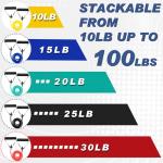 Leyndo 11 Pcs Resistance Bands with Handles Exercise Fitness Resistance Tube Bands Working Out Loop Band and Door Anchor for Men Women Physical Therapy Strength Training Shape Body Home Workouts