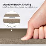 Gruper Thick Yoga Mat Non Slip, Large Size 72" L x 32" W x 0.6" TH, Premium Exercise & Fitness Mat with Carrying Strap and Bag, Workout Mats for Home (Brown, 72 * 24 * 0.4 Inches)