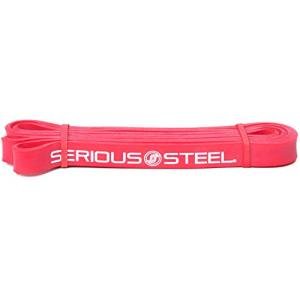 SERIOUS STEEL FITNESS Assisted 41" Pull-Up Band, Resistance & Stretching, Powerlifting & Pull-ups (#2 Red - Single Band)