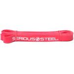 SERIOUS STEEL FITNESS Assisted 41" Pull-Up Band, Resistance & Stretching, Powerlifting & Pull-ups (#2 Red - Single Band)